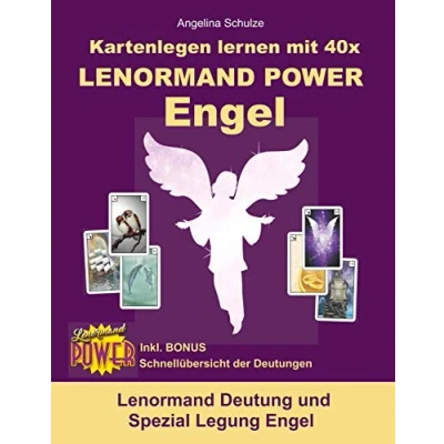 Abbildung von Kartenlegen lernen mit 40x Lenormand Power Engel: Deutung und Spezial Legung Engel (Kartenlegen Anfänger Fortgeschrittene)