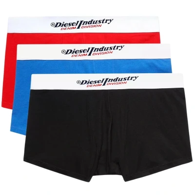 Abbildung von Diesel Umbxdamien 3 PACK Panties, Herren, Größe: XXL, Black/red/blue