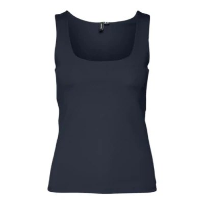 Abbildung von VERO MODA Damen Vmmillion Sl Square 2 Way JRS Noos Top, Navy Blazer, Small