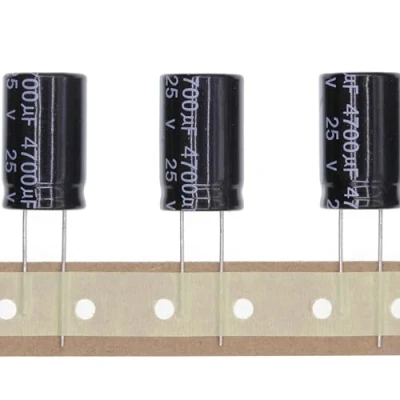 Abbildung von 10 Stück 25V 4700UF Steckbarer Aluminium Elektrolytkondensator 16x25 16 * 25mm