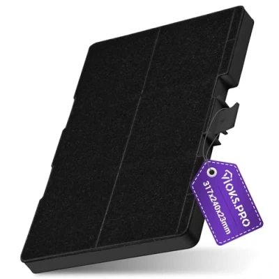 Abbildung von Vioks.pro Dunstabzugshaube Filter 317 x 240 23 mm Ersatz für Bosch Kohlefilter 11026771 00705432 DHZ5346 LZ53451 Z5102X1 &amp; Aktivkohlefilter Neff Constructa