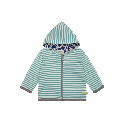 Abbildung von loud + proud Wendejacke Ringel, GOTS zertifiziert