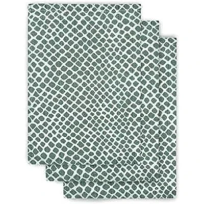 Abbildung von Jollein 536 848 65350 hydrophiler Waschlappen Schlangenaschegrün (3er Pack), grün, 35 g
