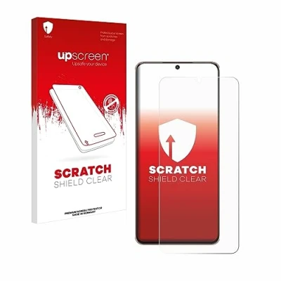 Abbildung von upscreen Schutzfolie für Samsung Galaxy S21 Plus 5G Kristall klar, Kratzschutz, Anti Fingerprint