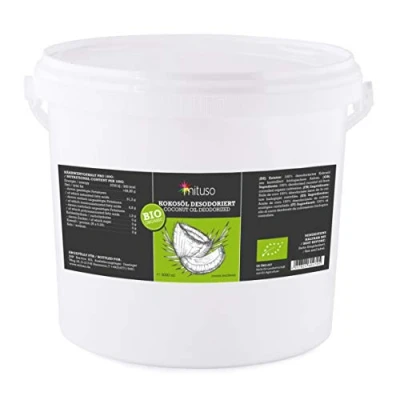 Abbildung von mituso Bio Kokosöl, Geschmacksneutral (desodoriert), 1er Pack (1 x 5000 ml)