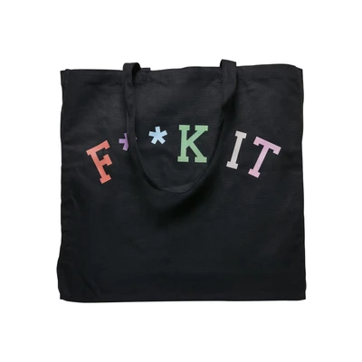 Abbildung von MisterTee Umhängetasche &quot;MisterTee Unisex Fuck It Oversize Canvas Tote Bag&quot;, (1 tlg.)