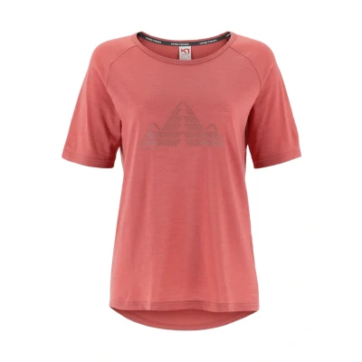 Abbildung von Kari Traa ANE Sport Tshirt, Damen, Größe: Large, Dark dusty orange pink