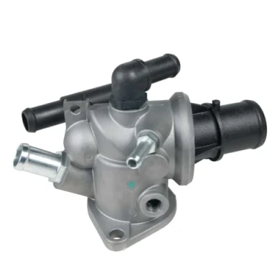 Abbildung von GATES TH17983G1 Kühlwasserthermostat 83 mit Dichtungen Gehäuse ALFA ROMEO: Spider, GTV, 155, FIAT: Coupe