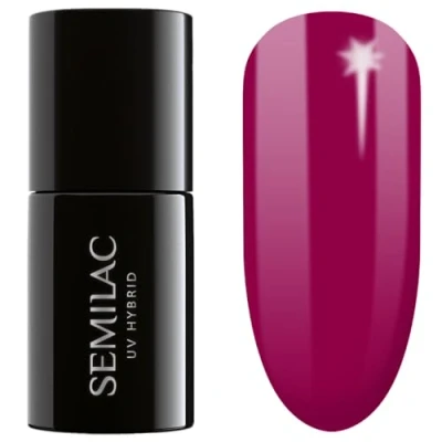 Abbildung von Semilac UV GEL Polish Nagellack, Größe: 7 ml, Powerful burgundy