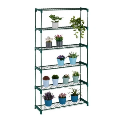 Abbildung von relaxdays Blumenständer Pflanzenregal 6 Ablagen