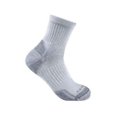 Abbildung von Carhartt Herren Midweight Cotton Blend Quarter 3 Pack Socken, GRAU, X Large