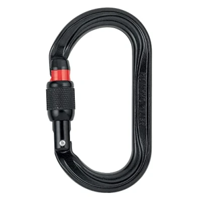 Abbildung von Petzl m72 a SLN New Oxan hochfesten Karabiner, oval Größe: Jighead Schraub, schwarz, M72A