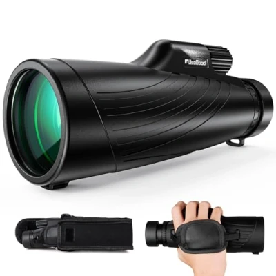 Abbildung von Usogood 12x56 Monokular Teleskop, HD Fernrohr Erwachsene mit BAK4 Prisma und FMC Beschichtung für Vogelbeobachtung, Jagd, Reisen, Konzerte Outdoor Sport