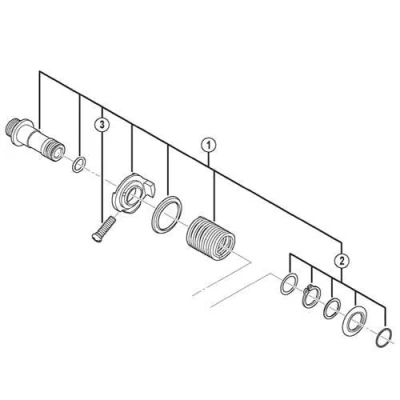 Abbildung von SHIMANO rd 9000ss Satz Spannschloss, Schwarz, Einheitsgröße