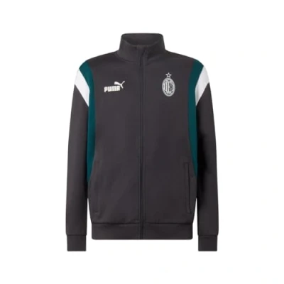 Abbildung von Puma AC Milan Archive Track Jacket Vereinsmannschaften, Herren, Größe: XXL, Flat dark gray/varsity green