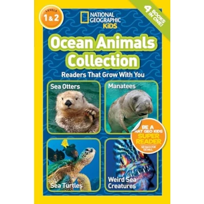 Abbildung von National Geographic Readers: Ocean Animals Collection: Sea Otters / Manatees Turtles Weird Creatures