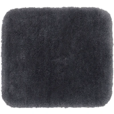 Abbildung von Gözze Deluxe Badteppich Mit extra hohem Flor, 100% Polyester (Mikrofaser), Antirutschbeschichtung, 50 x 45 cm Anthrazit