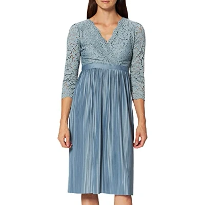 Abbildung von Noppies Maternity Damen Dress nurs 3/4 SLV Ganado Kleid, Trooper P803, XXL