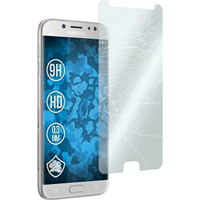 Abbildung von PhoneNatic 2 x Glas Folie klar kompatibel mit Samsung Galaxy J7 2017 Schutzglas für