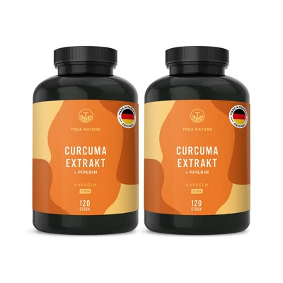 Abbildung von Curcuma Kapseln Extrakt Vegan &amp; Made in DE 240 St