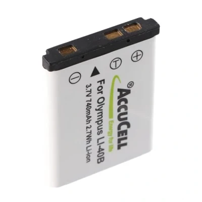 Abbildung von AccuCell Akku passend für Fuji Fujifilm NP 45 Akku, Sony 45A 740 mAh (3,7 V)