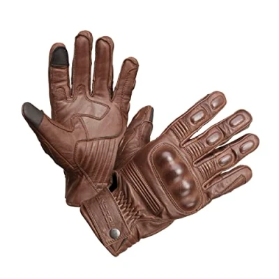 Abbildung von Modeka Motorradhandschuhe Urban Legend Lederhandschuh braun 10