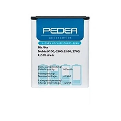 Abbildung von PEDEA 10710001. Lithium Ion 860 mAh 4.2 V Batterie/Akku