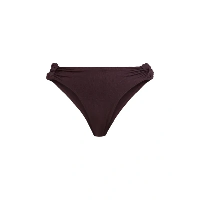 Abbildung von Lascana LSCN BY Pants Highleg Bikinihose, Damen, Größe: 32, Aubergine