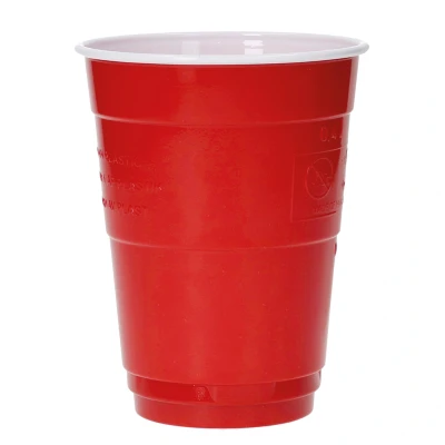 Abbildung von Rote Partybecher 475cc 16oz groß rot