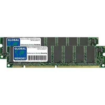 Abbildung von 1 GB (2 x 512 MB) PC133 133 MHz 168 PIN SDRAM DIMM RAM KIT für IMAC G3/G4, EMAC G4, POWERMAC G4