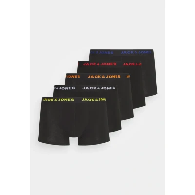 Abbildung von Jack &amp; Jones Jacblack Friday Trunks 5 PACK Panties, Herren, Größe: Medium, Black