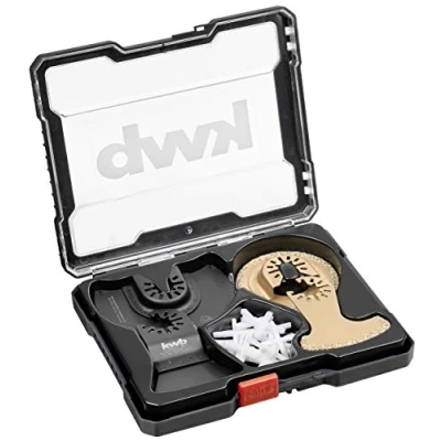 Abbildung von kwb Sägeblatt, Multitool Zubehör im 22 teiligen Set, Sägeblatt Ø 87 mm, Finger Fo