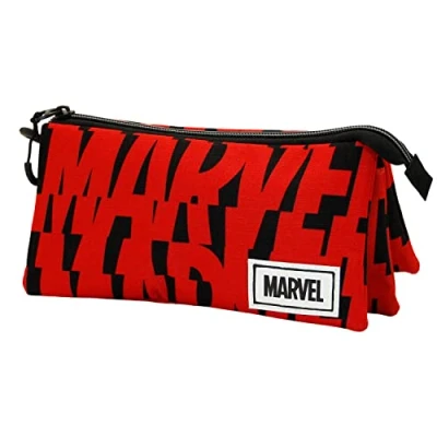 Abbildung von Marvel Cut ECO Dreifach Federmäppchen, Rot