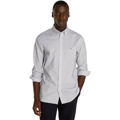Abbildung von Tommy Hilfiger Businesshemd MICRO PRINT SF SHIRT kleinkariert gemustert