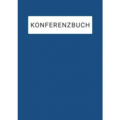 Abbildung von Konferenzbuch: Protokollbuch, Geschäftsbuch, Tagebuch, Journal DIN A4