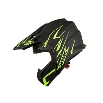Abbildung von KSK SUNDRY000 Motocross Helm gelb/schwarz XS, 53 54 cm ECE 22.06