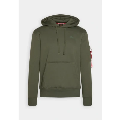 Abbildung von Alpha Industries AIR Force Hoody Sweatshirt, Herren, Größe: 3XL, Dark olive