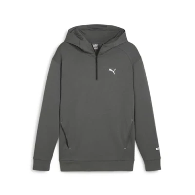 Abbildung von Puma RAD CAL Halfzip Kapuzenpullover, Herren, Größe: XL, Mineral gray