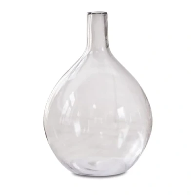 Abbildung von Loberon Vase Argonne, Mundgeblasen, Einzigartige, Dezente Farbtönung, Schlichte Eleganz, Ideal für Langstielige Gewächse, Dekoration, Blumenvase, Glas, grau
