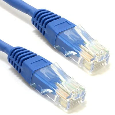 Abbildung von kenable Blau Netzwerk Ethernet RJ45 Cat5E CCA UTP Patchkabel 26AWG Kabel Anschlusskabel 1 m [1 Meter/1m]