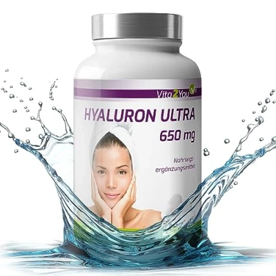 Abbildung von Vita2You Hyaluronsäure Ultra Kapseln 650mg 90 St