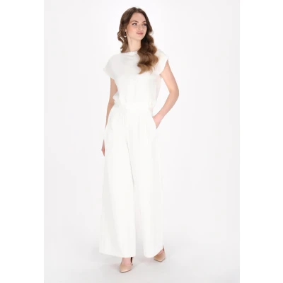 Abbildung von DreiMaster Klassik Damen T Shirt M/L / White 83% Viscose 9% Polyester 8% Polyamide