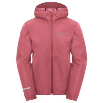 Abbildung von Jack Wolfskin Flaze Regenjacke / wasserabweisende Jacke für Kinder, Größe: 176, Soft pink