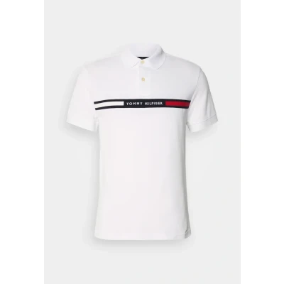 Abbildung von Tommy Hilfiger Chest Insert Poloshirt, Herren, Größe: 3XL, White