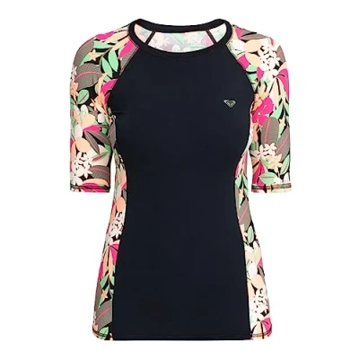 Abbildung von Roxy Surfshirt, Damen, Größe: XS, Anthracite palm song s