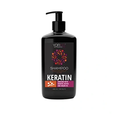 Abbildung von Keratin Shampoo Salz Frei Mit Moroccan Arganöl &amp; Totes Meer Mineralien Für Lockiges, Welliges und Glattes Haar Sulfate