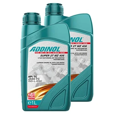 Abbildung von Addinol 2X Motoröl Motorenöl Motor Motoren Oil Engine 2 Takt Super 2T Mz 406 1L 72400907