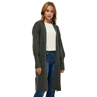 Abbildung von DESIRES Damen Daliah Lange Strickjacke Grün M