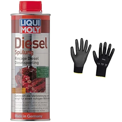 Abbildung von Iloda Original Liqui Moly 500ml Dieselspülung 5170 Schutzhandschuhe