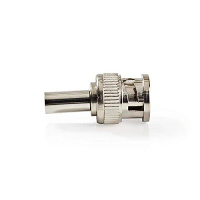 Abbildung von NEDIS BNC Stecker Gerade Vernickelt 50 Ohm Kräuseln 6 mm 25 Stück Stahl Silber